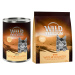 Wild Freedom 12 x 400 g + granule 400 g za skvělou cenu - Wide Country - telecí a kuřecí + Kitte