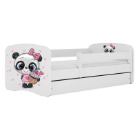 Dětská postel Babydreams+SZ+M bílá 70x140 Panda