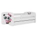 Dětská postel Babydreams+SZ+M bílá 70x140 Panda