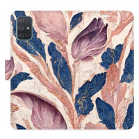 iSaprio Flip pouzdro Old Leaves 02 pro Samsung Galaxy A71