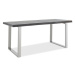 Jídelní stůl Finos 180x77,5x90 cm (šedá, stříbrná)