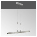 FISCHER & HONSEL LED závěsné světlo Colmar, CCT, nikl, délka 106 cm