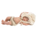 Llorens 63203 NEW BORN CHLAPEČEK - spící realistická panenka miminko s celovinylovým tělem - 31 