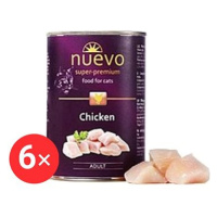 Nuevo kočka adult kuře konzerva 6 × 400 g