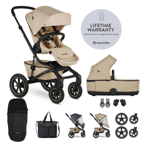 EASYWALKER Kočárek kombinovaný Jimmey Sand Taupe XXL AIR + RWS