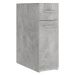 Shumee Úložná skříňka - betonově šedá, 20 × 45,5 × 60 cm, dřevotříska