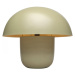 KARE Design Stolní lampa Mushroom - světle zelená, 44cm