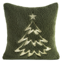 Vánoční polštář XMAS TREE zelená 45x45 cm MyBestHome Varianta: Povlak na polštář s výplní, 45x45