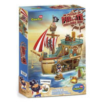 3D puzzle Pirátská loď s pokladem P832