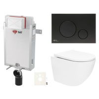 Závěsný wc set k zazdění SAT SIKOSZTOR6768