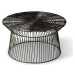 Černý zahradní stolek Bonami Selection Fleur, ø 76 cm
