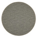 Vopi koberce Kusový koberec Alassio šedobéžový kruh - 160x160 (průměr) kruh cm