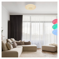 Globo LED stropní světlo Klemens kulaté stmívatelné RGBW