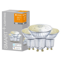 3PAK LED žárovka LED GU10 5W 350lm 2700K Teplá LEDVANCE SMART WiFi Stmívatelná