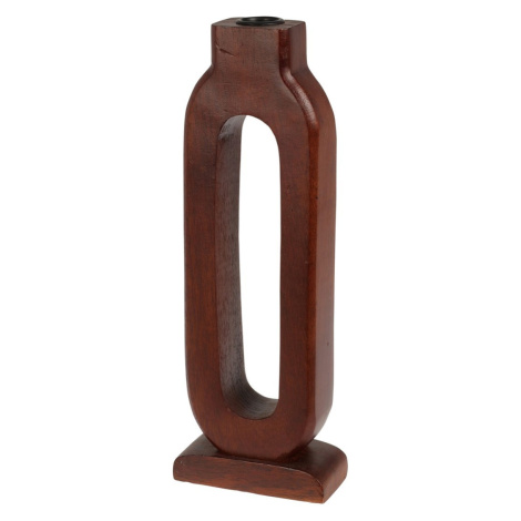 H&S Decoration Svícen EVEN 30 cm z mangového dřeva