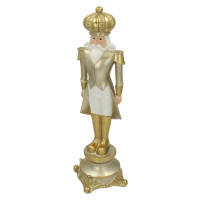 Dekoria Figurka Louskáčka 42cm gold, 15 x 15 x 42 cm