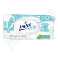 Vlhčené ubrousky LINTEO BABY s Aloe vera 80ks