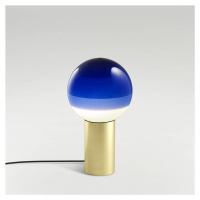 Marset MARSET Dipping Light S stolní lampa modrá/mosaz