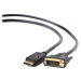 Kabel CABLEXPERT CC-DPM-DVIM-1M DisplayPort na DVI, M/M, 1m