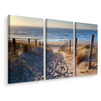Vícedílné plátno Pláž Severního Moře 3D II. Varianta: 40x60
