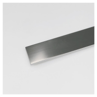 Profil plohý hliník chrom 25x1000