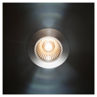 Sigor LED bodový podhled Diled, Ø 6,7 cm, Dim-To-Warm, ocelový
