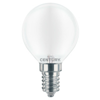 CENTURY LED FILAMENT MINI GLOBE SATEN 4W E14 3000K 470Lm 360d 45x80mm IP20 CEN INSH1G-041430