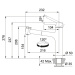 Franke S vyt. koncovkou, S regulací Sprcha/Proud  Chrom  dřezová baterie FP 0131 CENTRO 115.0600