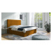Eka Kontinentální čalouněná postel Malibu - Riviera (140x200 cm) Barva látky Riviera: Zelená (38