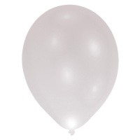 Amscan LED balónky stříbrné 5 ks