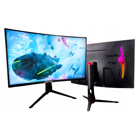 Monitor 32 Led 2560x1440 Qhd 165Hz 1ms Pro hráče Herní Zakřivený