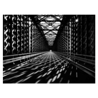 Fotografie Road bridge in Tczew, Poland, on, JanMiko, 40 × 30 cm