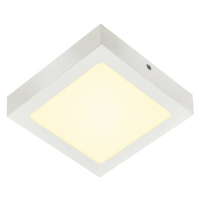 SLV BIG WHITE SENSER 18 Indoor, stropní LED svítidlo hranaté, bílé, 3000K 1003018