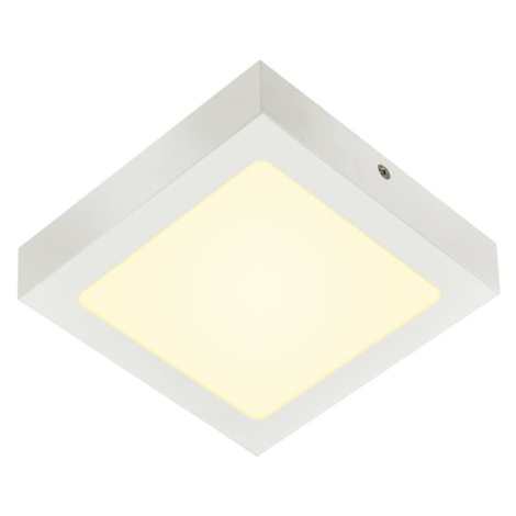 SLV BIG WHITE SENSER 18 Indoor, stropní LED svítidlo hranaté, bílé, 3000K 1003018