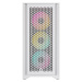 CORSAIR iCUE 4000D RGB AIRFLOW/Midi Tower/Transpar./Bílá