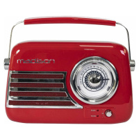 Madison Freesound-VR40R Red Retro rádio