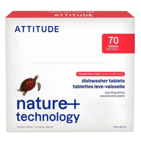 ATTITUDE Tablety do myčky bez fosfátů 70 dávek