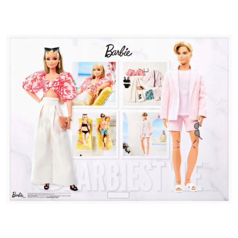 Mattel @barbiestyle módní duo barbie a ken, hjw88