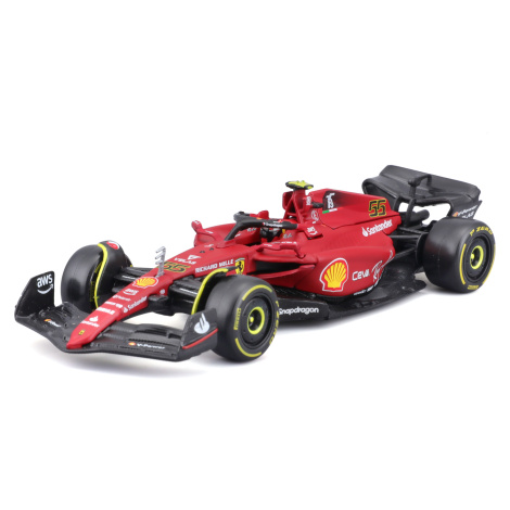Bburago 1:43 Formula F1 Ferrari Scuderia F1-75 (2022) nr.55 Carlos Sainz - with driver