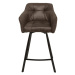 LuxD Designová barová židle Giuliana, taupe