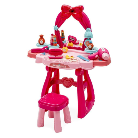 Baby Mix Dětský toaletní stolek s hudbou a židličkou