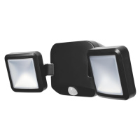 Reflektor LED 10W 480lm 4000K IP54 Černý z čidlem pohybu LEDVANCE SPOTLIGHT dvojité napájení na 