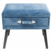 Modrá stolička s úložným prostorem Drawer