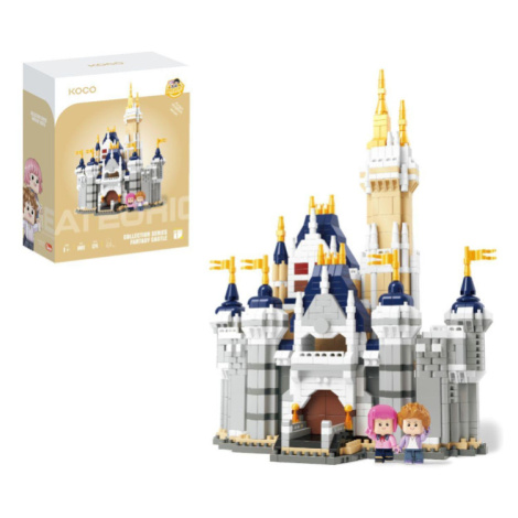 Stavebnice mini KOCO Pohádkový hrad plast 15x20x8cm