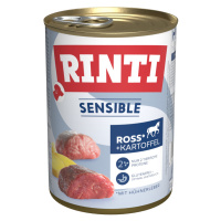 Rinti Sensible 12 x 400 g - Koňské, kuřecí játra a brambory