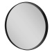 Sapho NOTION kulaté zrcadlo v rámu ø 60cm, černá mat