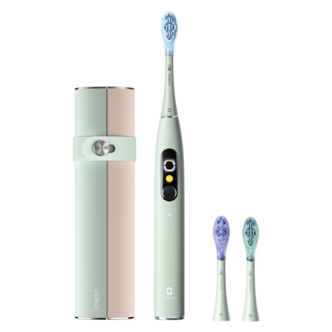 Oclean X Ultra 20 set sonický kartáček zelený