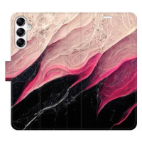 iSaprio flip pouzdro BlackPink Marble pro Samsung Galaxy A14 / A14 5G