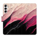 iSaprio flip pouzdro BlackPink Marble pro Samsung Galaxy A14 / A14 5G