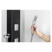 Polysan SPIRIT SQUARE termostatický sprchový panel nástěnný, 250x1550mm, černá